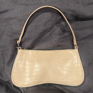 JW Pei Cream Shoulder Bag